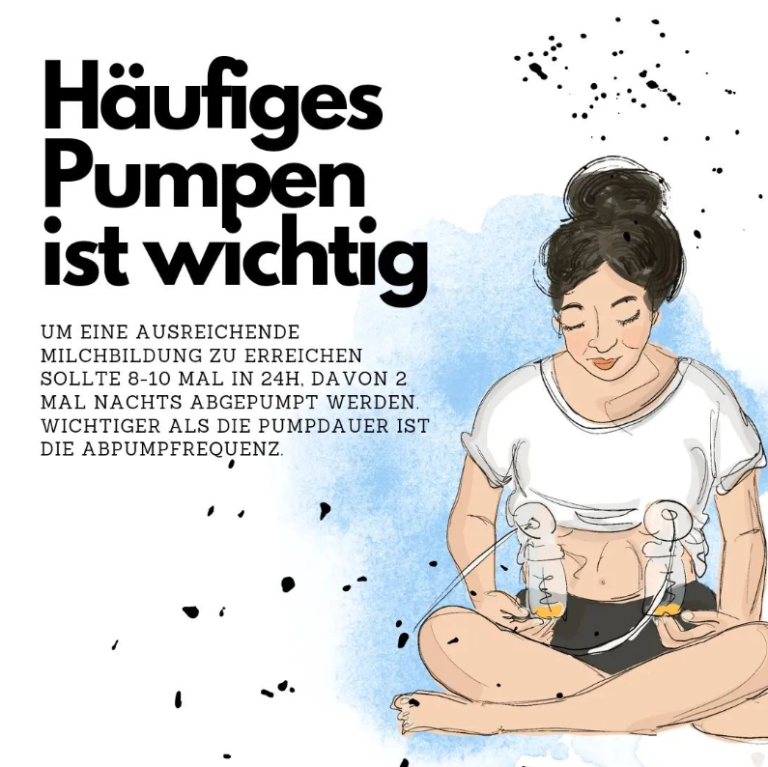 Häufiges Pumpen ist wichtig