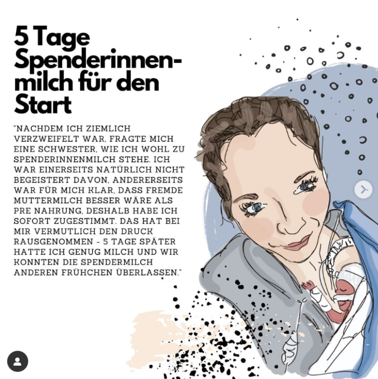 5 Tage Spenderinnenmilch für den Start
