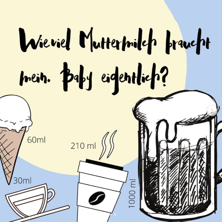 Wie viel Muttermilch braucht mein Baby eigentlich?